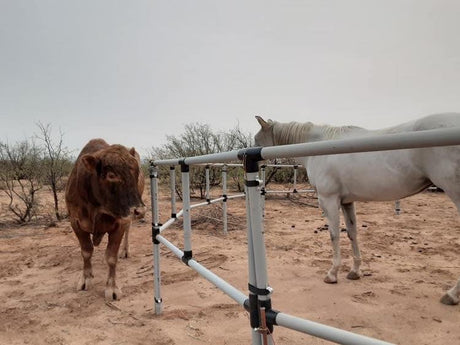 Heavy-Duty Electric Ready-Made Corral (10 Panels; 2 Rails)