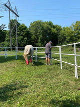 Modular Horse Corral Portable Panel Fencing: (Liberty 14 Panels; 3 Rails)